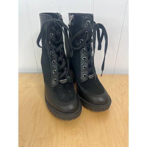 COACH Hedy Bootie in Black Size 5 - Picture 3 of 11